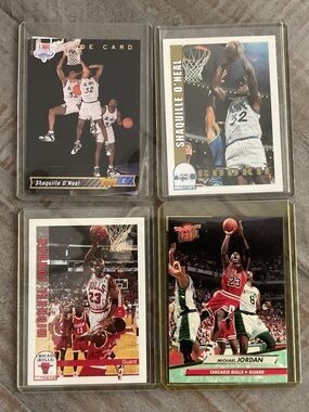 Michael Jordan and Shaquille O’Neal Basketball 🏀 Cards